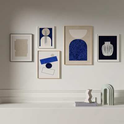 现代简约装饰画3D模型下载